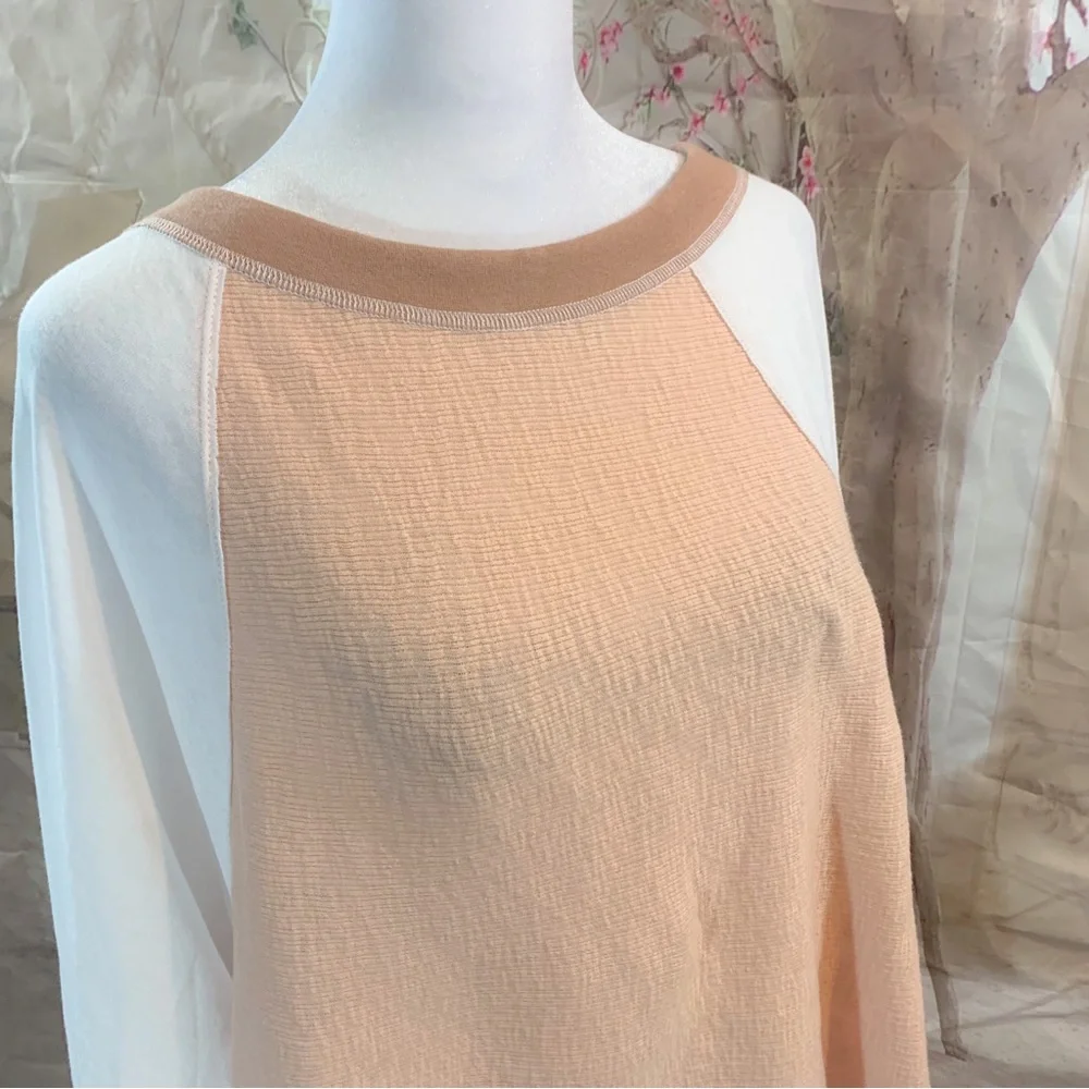 NEW Free People Game Time Tee In Peach - Picture 3 of 11